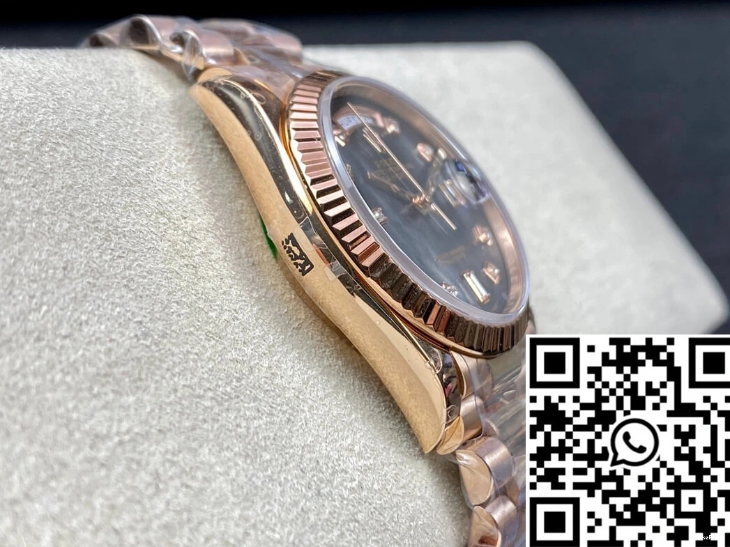 Rolex Factory 36MM GM 118235 Date Day Gold Rose 0411